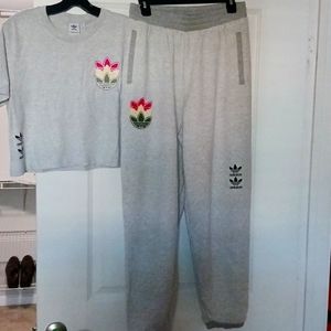 Adidas crop/pants